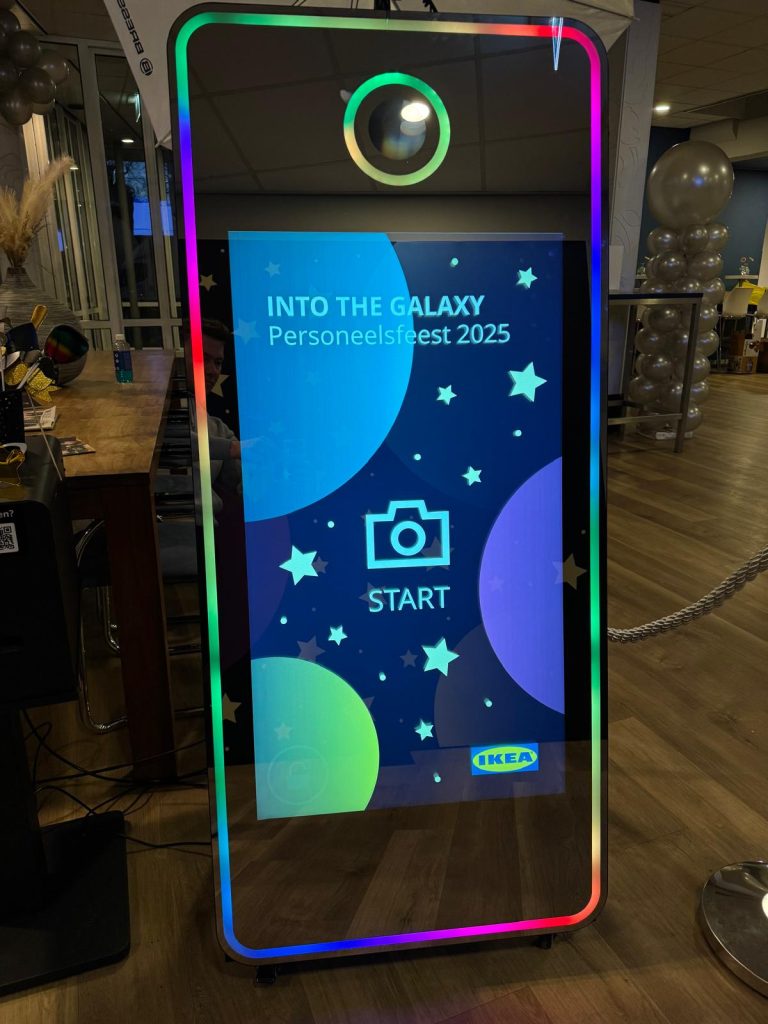 magic photobooth mirror bij ikea